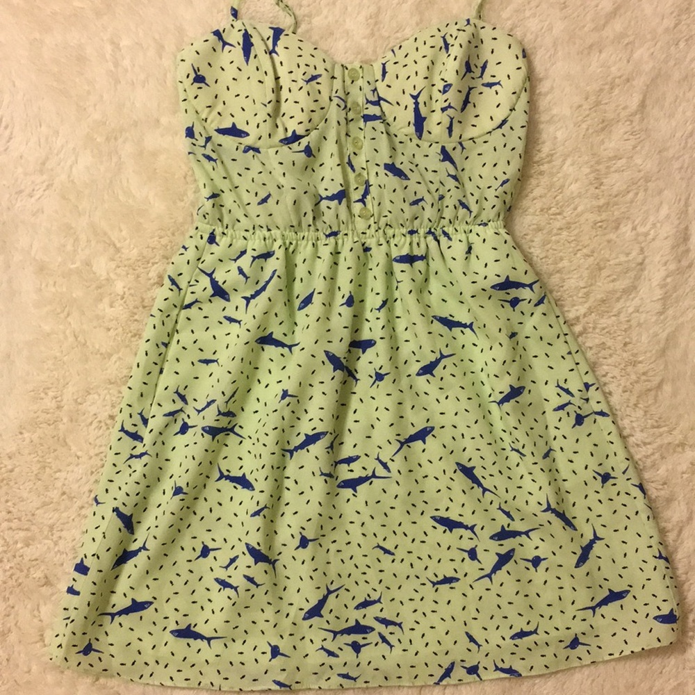 BCBGeneration Dress - Shark Print - Size XS
